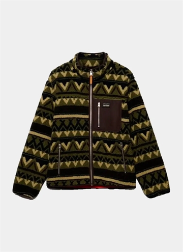 Superdry Abstract Zip Through Fleece